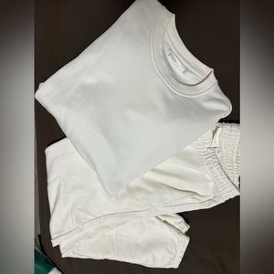 Men’s cream ivory off white crewneck sweater